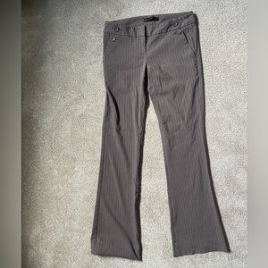 The limited women’s pin-stripe brown dress pants early 2000’s